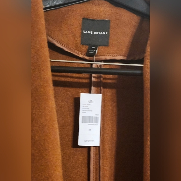 Shawl-Lapel Wool Blend Open-Front Coat "Sold Out" - Picture 14 of 16